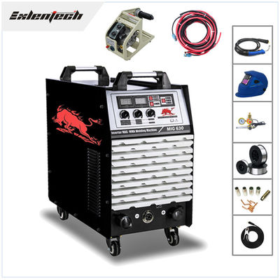 100٪ دورة العمل المحمولة آلة لحام Co2 3 المرحلة 380v 630A
