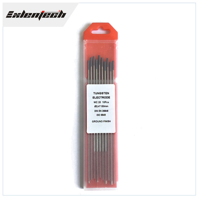 رمادي WC20 TIG Welding Tungsten Electrodes 2٪ Ce 3/32 &quot;X 7&quot; 10Pcs