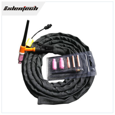 4M 8M طول قابل للتعديل Tig Mig لحام الملحقات بالغاز WP17 TIG Torch
