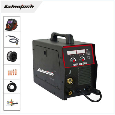 5KG الجريان سلك سلك المحمولة Mig لحام 200amp وظيفة نبض خفيفة الوزن